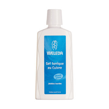 Weleda Soins jambes lourdes Gel Tonique Cuivre  flacon 200ml