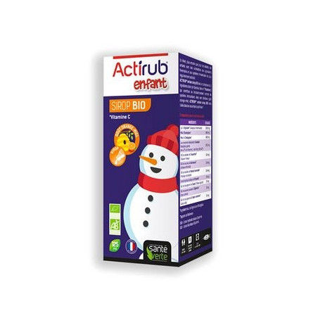 Santé Verte Actirub Enfant Sirop Bio 125ml