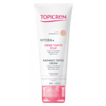 Topicrem Hydra+ Crème Teintée Éclat Clair 40ml