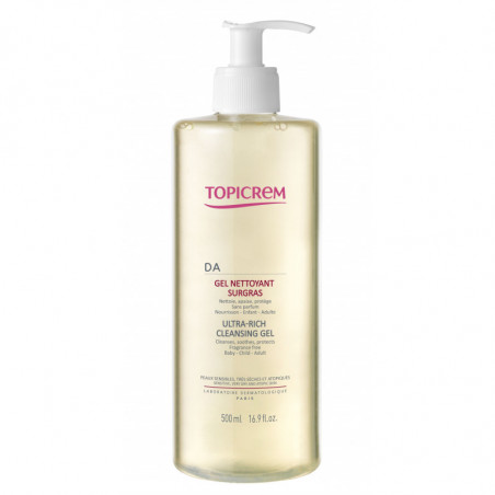 Topicrem DA Gel Nettoyant Surgras 500ml