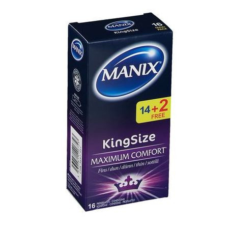 Manix King Size 14 préservatifs + 2 Offerts