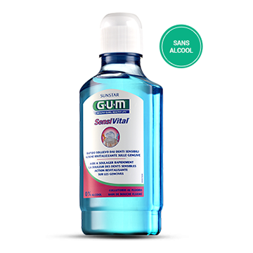 GUM Bain de Bouche SensiVital + Fluoré 300ml