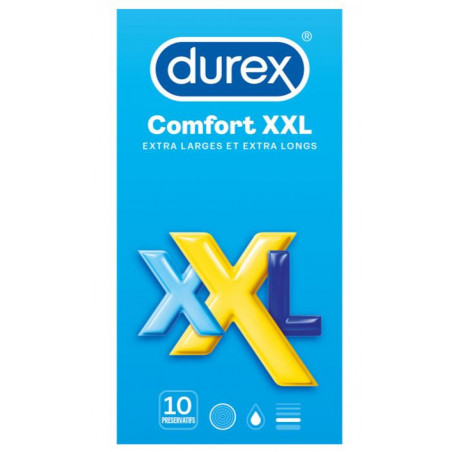 Durex Comfort XXL 10 préservatifs