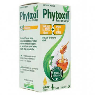 Sanofi Phytoxil Toux et Gorge Sirop 100ml