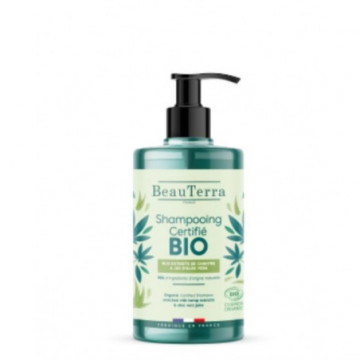 BeauTerra Shampoing Doux Chanvre Et Aloe Vera BIO 750ml