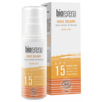 Bioregena Huile Solaire SPF 15 Bio 90ml