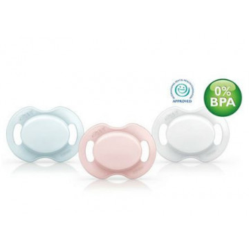 Avent Sucettes Silicone Orthodontique 0-6 mois - 1 sucette