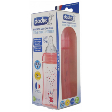 Dodie Biberon Initiation+ Rose 270ml