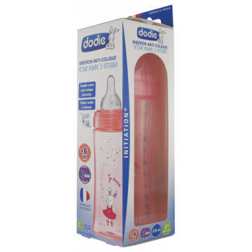 Dodie Biberon Initiation+ Rose 330ml