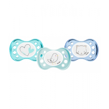 Dodie Sucette Anatomique Silicone 0-2 Mois Bleu A26