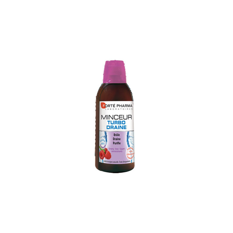 FORTE PHARMA TURBO DRAINE GOÛT FRAMBOISE 500ML - FORTE PHARMA 