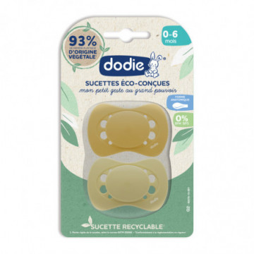 Dodie Sucettes Eco-Conçues 0-6 mois