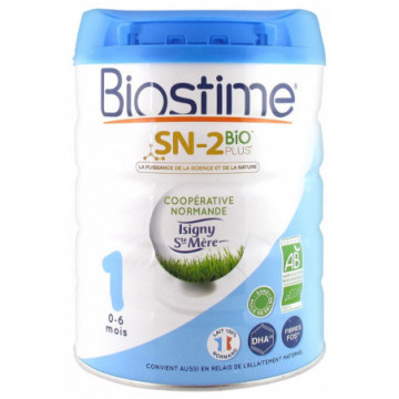 Biostime SN-2 Bio Plus 1er Âge De 0 à 6 Mois 800g