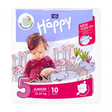 Happy Couches Bébé T5 12-25kg lot de 10 couches