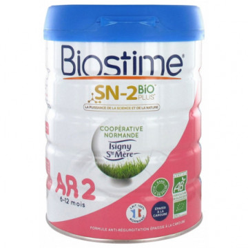 Biostime SN-2 Bio Plus Anti-Régurgitations 2ème Âge de 6 à 12 Mois 800g