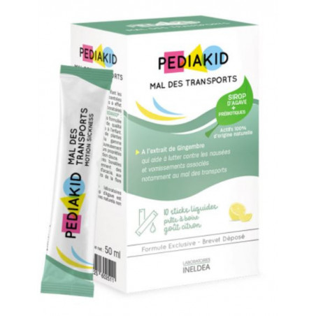 Pediakid Mal des Transports 10 Sticks Liquides