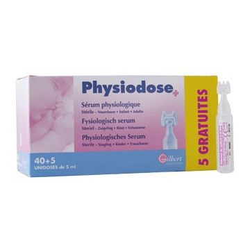 Gilbert Physiodose Sérum Physiologique 40 doses