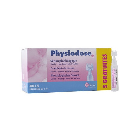 Gilbert Physiodose Sérum Physiologique 40 doses