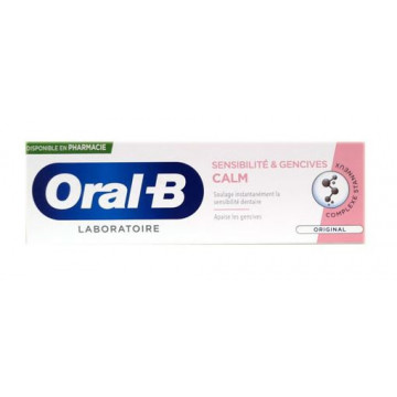 Oral-B Dentifrice Sensibilité &amp; Gencives Calm 75ml