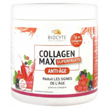 Biocyte Beauty Food Collagen Max Fruits Rouges-Menthe 260g