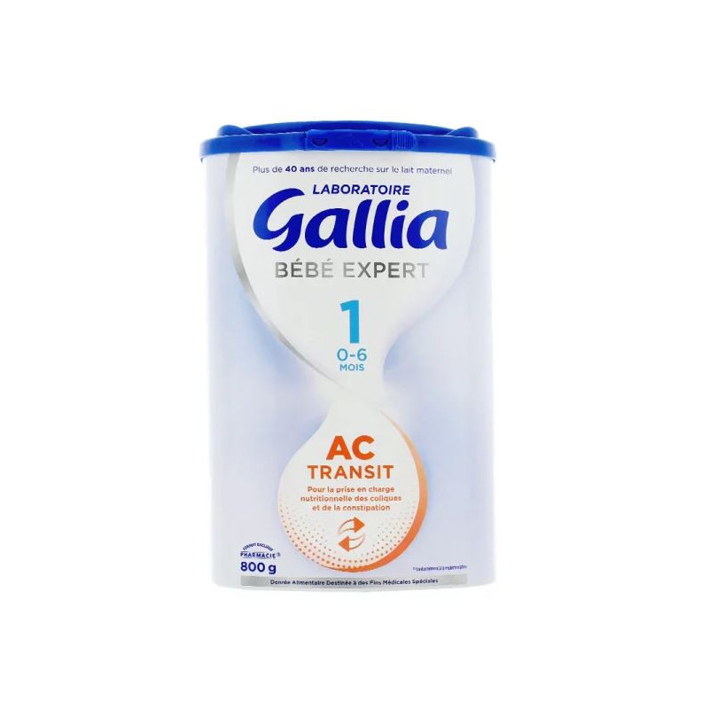 GALLIA BEBE EXPERT AR 1 Lait pdre B/800g Gallia BEBE EXPERT AR