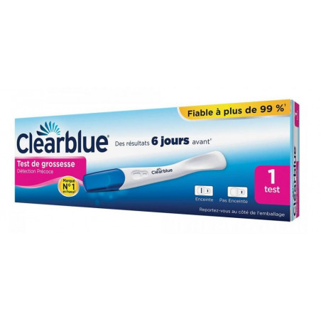 Clearblue Test de Grossesse 6 Jours Plus Tôt 1 Test