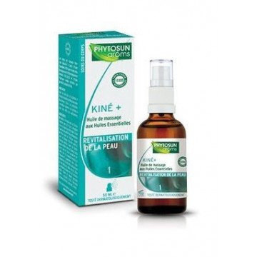 Phytosun Aroms Kiné+ Huile de Massage Revitalisation de la Peau - spray 50ml