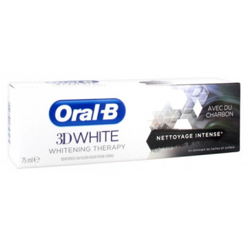 Oral-B 3D White Whitening Therapy Nettoyage Intense Charbon 75ml