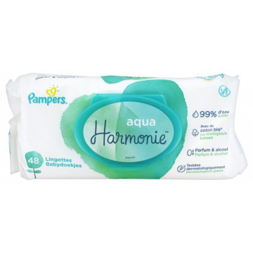 Pampers Harmonie Aqua 48 Lingettes