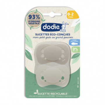 Dodie Sucettes Eco-Conçues 0-2 mois