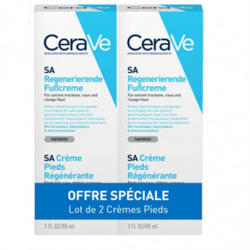 CeraVe Crème Pieds 2x88ml