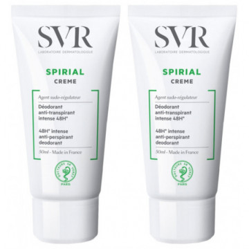 SVR Spirial Crème Déodorant Anti-Transpirant  2x50ml