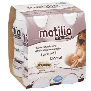 Matilia Boisson Lactée Allaitement Chocolat 4x200ml