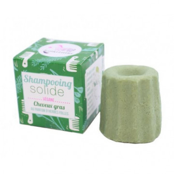 Lamazuna Shampooing Solide Cheveux Gras Herbes Folles 55g