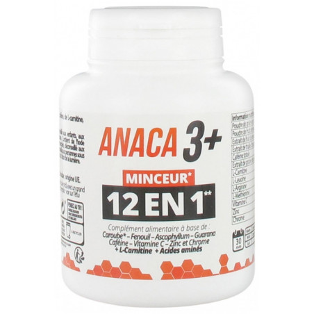 Anaca3 Minceur 12 en1 120 Gélules