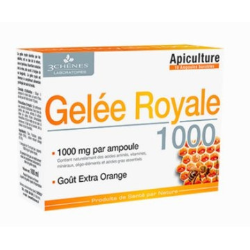 3 Chênes Gelée Royale 1000 10 ampoules