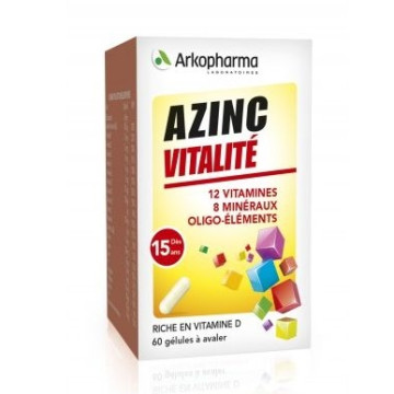 Arkopharma Azinc Vitalité 120 gélules