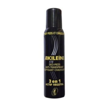 Akileine Spray Noir Pieds Anti-transpirant 150ml