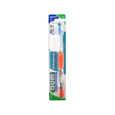 GUM Brosse à Dents Technique+ Médium Regular