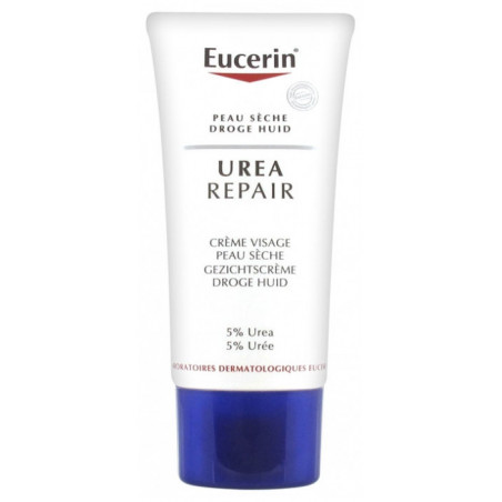 Eucerin UreaRepair Crème Visage Peau Sèche 5% d'Urée 50ml