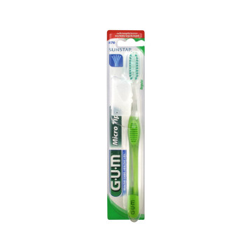 GUM Brosse à Dents MicroTip Souple Regular