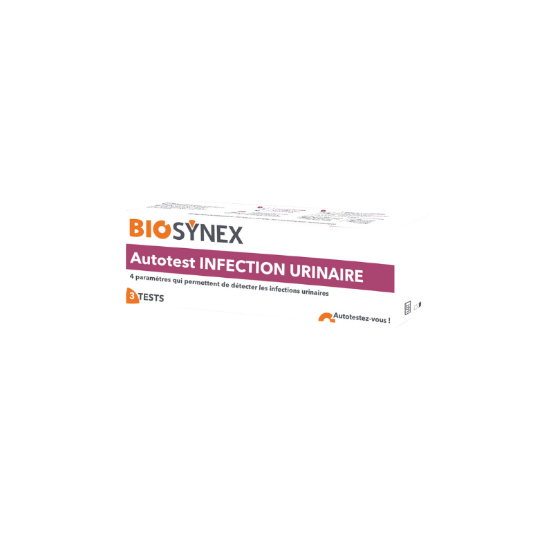Achetez Biosynex Exacto 3 Tests Infections Urinaires à 5.35€ seulement ✓  Livraison GRATUITE dès 49€
