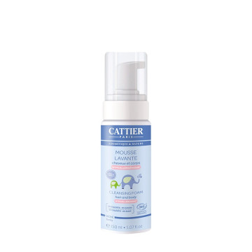 Cattier Bébé Mousse Lavante BIO flacon pompe 150ml