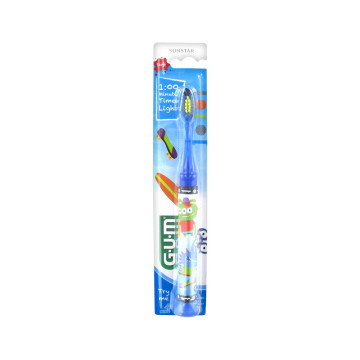 GUM Brosse à Dents Timer Light 7 ans et +