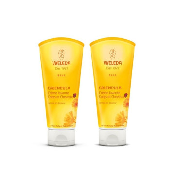 Weleda Bébé Crème Lavante Corps et Cheveux 2x200ml