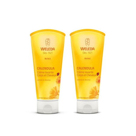 Weleda Bébé Crème Lavante Corps et Cheveux 2x200ml