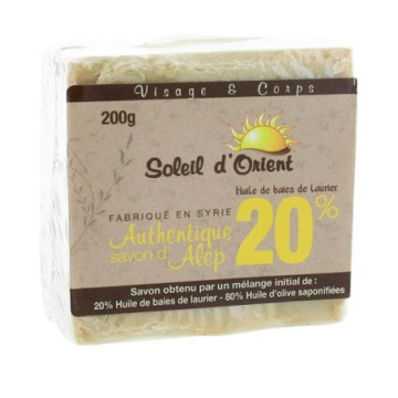 Soleil d'Orient Savon d'Alep 20% 200g