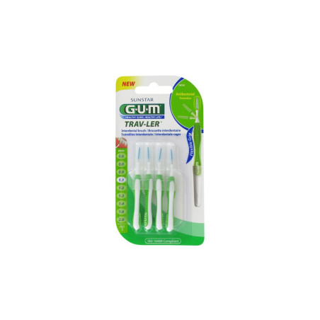 GUM Brossettes Interdentaires Trav-Ler 1.1mm 4 pièces