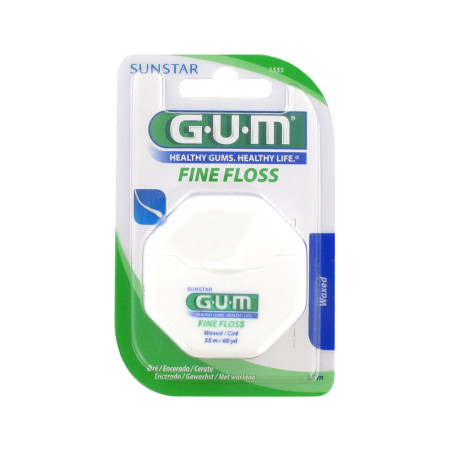 Gum Fil Dentaire Fine Floss Ciré 55m