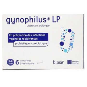 Gynophilus LP 6 comprimés vaginaux